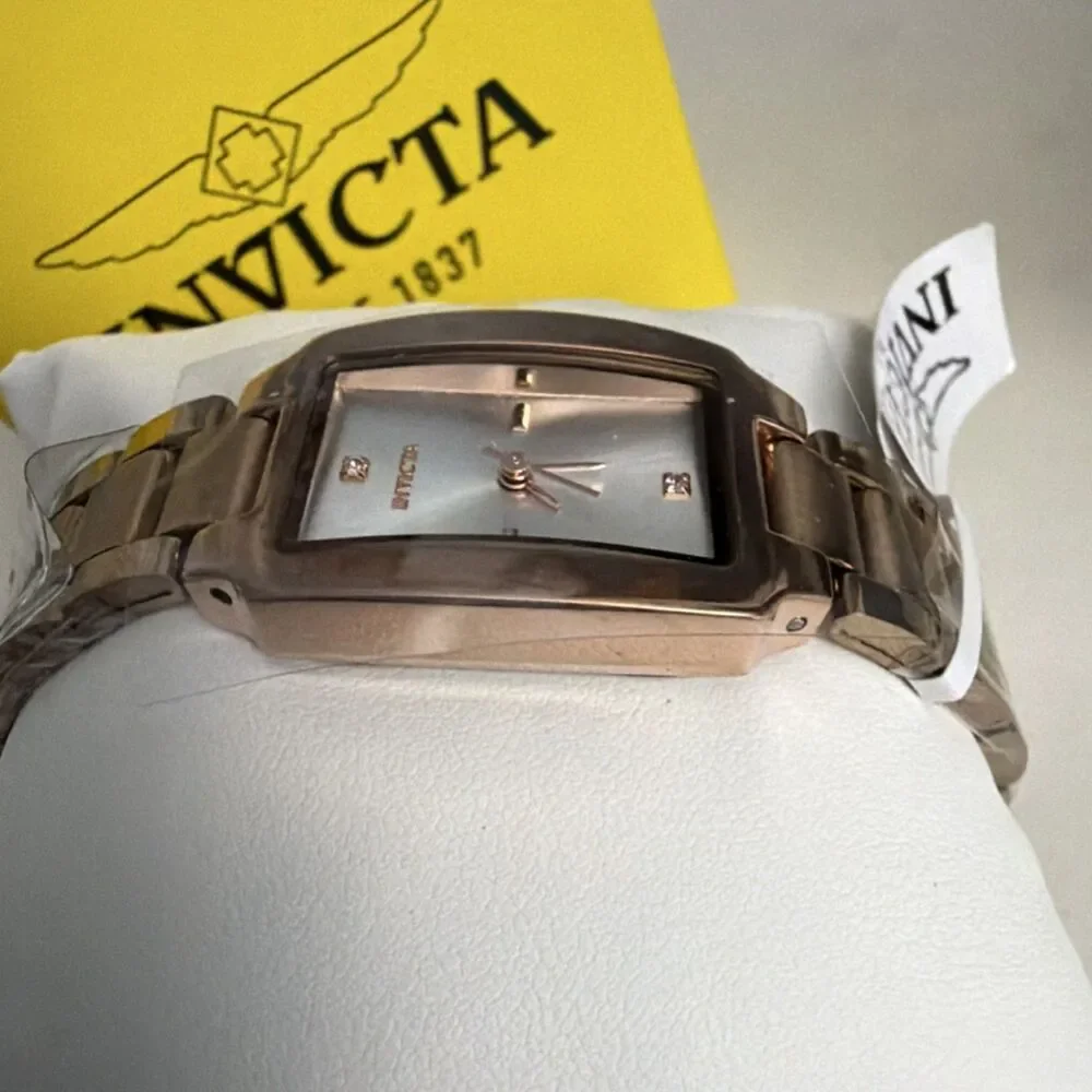 Invicta Wildflower Women's Watch Rectangle face Rose Gold 22 mm 69446